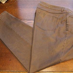 Lafayette 148 Straight Leg Jeans Brown